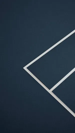 Minimalistic White Triangle Pattern Wallpaper