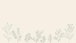 Minimum Effort For A Flower Design Wallpaper