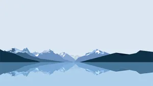 Minimum Effort For Mountains And Ocean Wallpaper