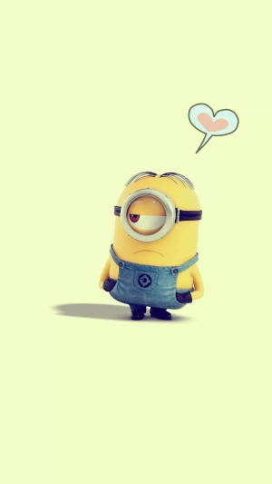 Minion Phone Heart Wallpaper