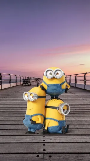 Minion Phone Sunset Wallpaper