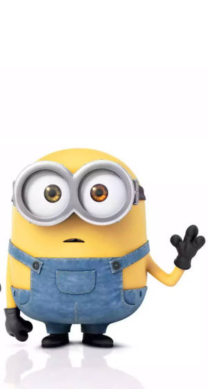 Minion Phone Waving Wallpaper