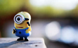 Minion Toy Figure Outdoors Wallpaper