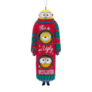 Minion Ugly Christmas Sweater Ornament Wallpaper