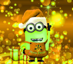 Minionin Christmas Spirit Wallpaper