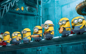 Minions Lunch Break Wallpaper