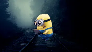 Minions On Train Tracks Wallpaper