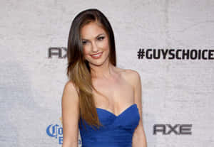 Minka Kelly Striking A Pose Wallpaper