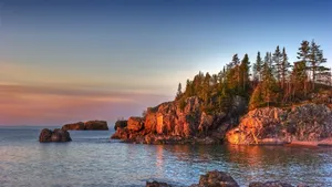 Minnesota Rocky Landscape Wallpaper