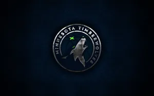 Minnesota Timberwolves In Criss Cross Metal Wallpaper