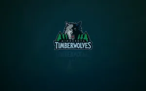 Minnesota Timberwolves Logo In Digital Wallpaper