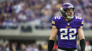 Minnesota Vikings Player Number22 Wallpaper