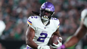 Minnesota Vikings Running Back Action Shot Wallpaper