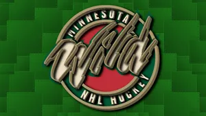 Minnesota Wild Green Metal Wallpaper