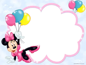 Minnie Mouse Blank Birthday Card Wallpaper
