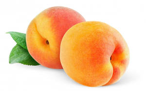 Mint Leaves Peach Aesthetic Laptop Wallpaper