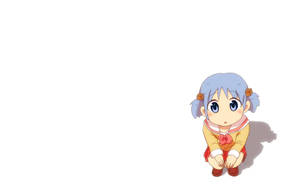 Mio From Nichijou Staring At You Wallpaper