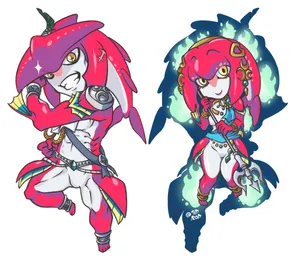 Mipha, The Graceful Zora Champion From The Legend Of Zelda Wallpaper