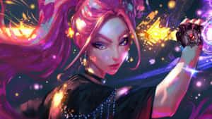 Mira Kpop Demon Hunter Character Wallpaper