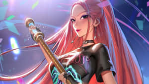 Mira Kpop Demon Hunters Character Wallpaper