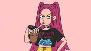 Mira Kpop Demon Hunters Character Wallpaper