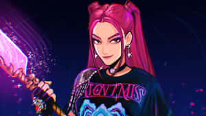 Mira Kpop Demon Hunters Character Wallpaper