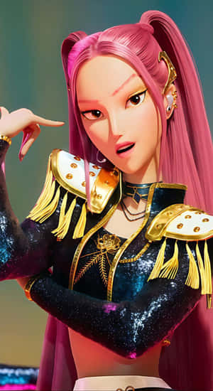 Mira Kpop Demon Hunters Character Wallpaper