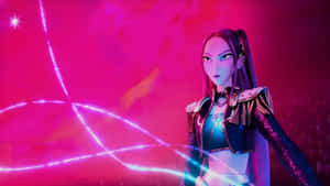 Mira Kpop Demon Hunters Character Wallpaper