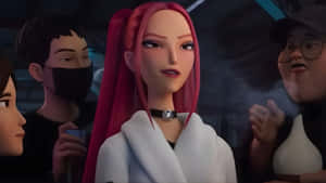 Mira Kpop Demon Hunters Characters Wallpaper