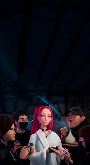 Mira Kpop Demon Hunters Group Wallpaper