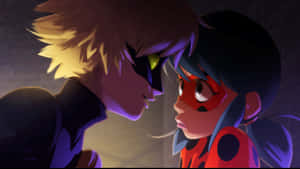 Miraculous Ladybug Confrontation Wallpaper