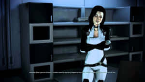 Miranda Lawson In Action Wallpaper