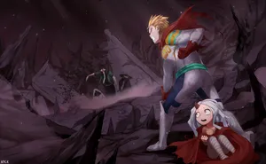 Mirio Togata, A Fighting Prodigy And Member Of Class 3-b At U.a. High School Wallpaper