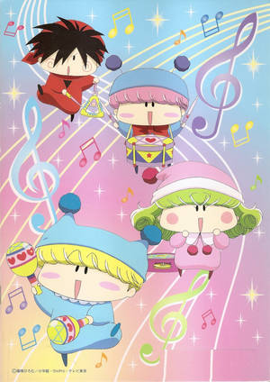 Mirmo De Pon Musical Wallpaper