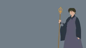 Miroku, The Spiritual Monk Of Inuyasha Wallpaper