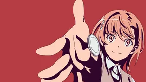 Misaka Mikoto Red Pfp Wallpaper