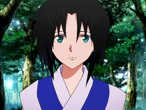 Misao Makimachi Anime Forest Background Wallpaper