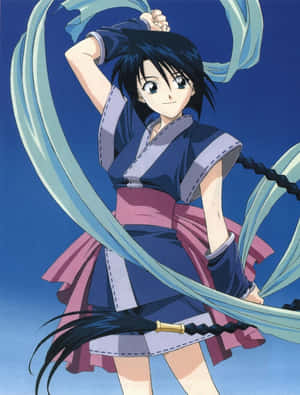 Misao Makimachi Anime Portrait Wallpaper