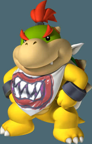 Mischievous Bowser Jr In Action Wallpaper