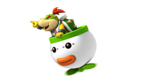 Mischievous Bowser Jr. In Action Wallpaper