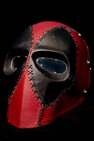 Mischievous Deadpool Mask Wallpaper