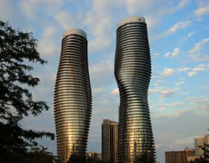 Mississauga Absolute Towers Skyline Wallpaper