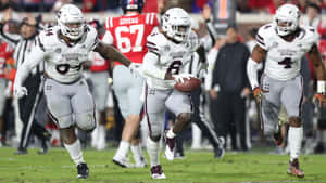 Mississippi State Football Action Wallpaper