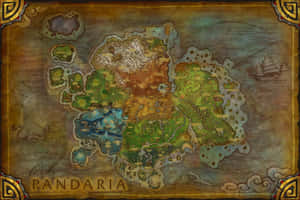 Mists_of_ Pandaria_ Map_ Artwork Wallpaper