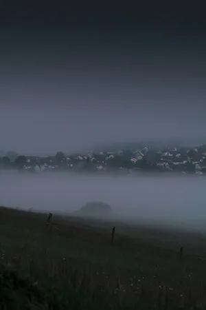 Misty Village At Dusk.jpg Wallpaper