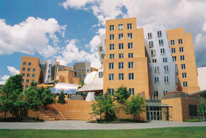 Mit Csail Laboratory Under Blue Sky Wallpaper