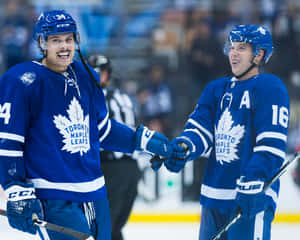 Mitchell Marner Fist Bump Wallpaper