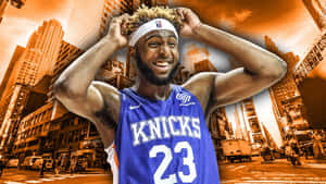 Mitchell Robinson Fanart Nba Basketball Wallpaper