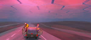 Mitchells Escape Through Tunnel Wallpaper