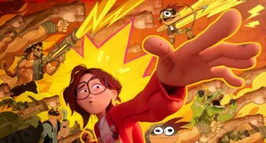 Mitchells Vs Machines_ Heroic Family Pose Wallpaper